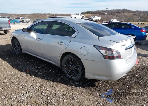 2012 Nissan Maxima 3.5 S z USA, uszkodzony, nr VIN 1N4AA5AP9CC858277